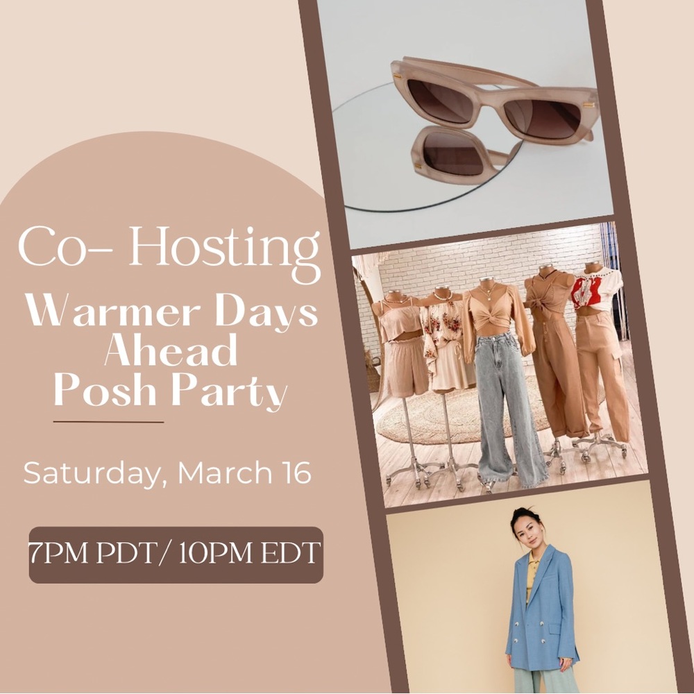 Co-Hosting Warmer Weather Ahead Party 3/16